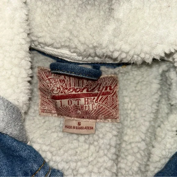 Brooklyn cloth jean jacket sherpa inside - Picture 2 of 4
